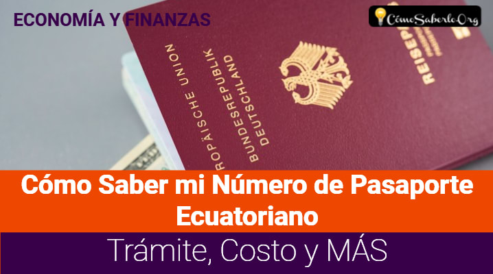 Cómo Saber mi Número de Pasaporte Ecuatoriano			 			